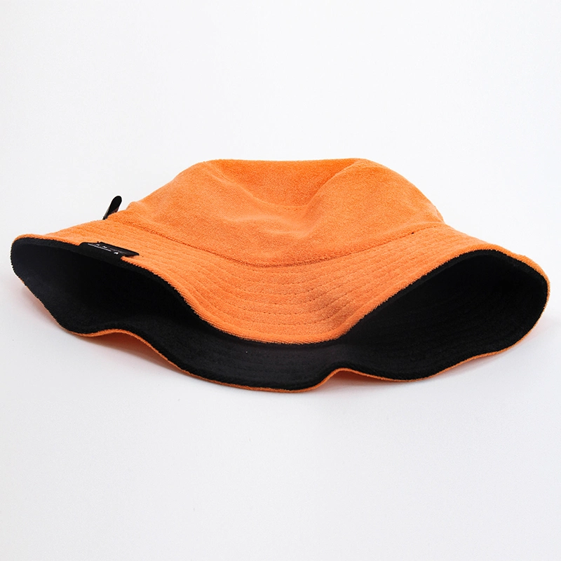 New Design Plain Dyed Unisex Women Terry Cloth Spring Custom Bucket Fisherman Hat