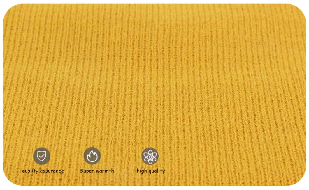 Top Buy Hight Quality Winter Ribbed Knit Fishermen Custom Logo Embroidered Print Skully Ski Beanie Hats