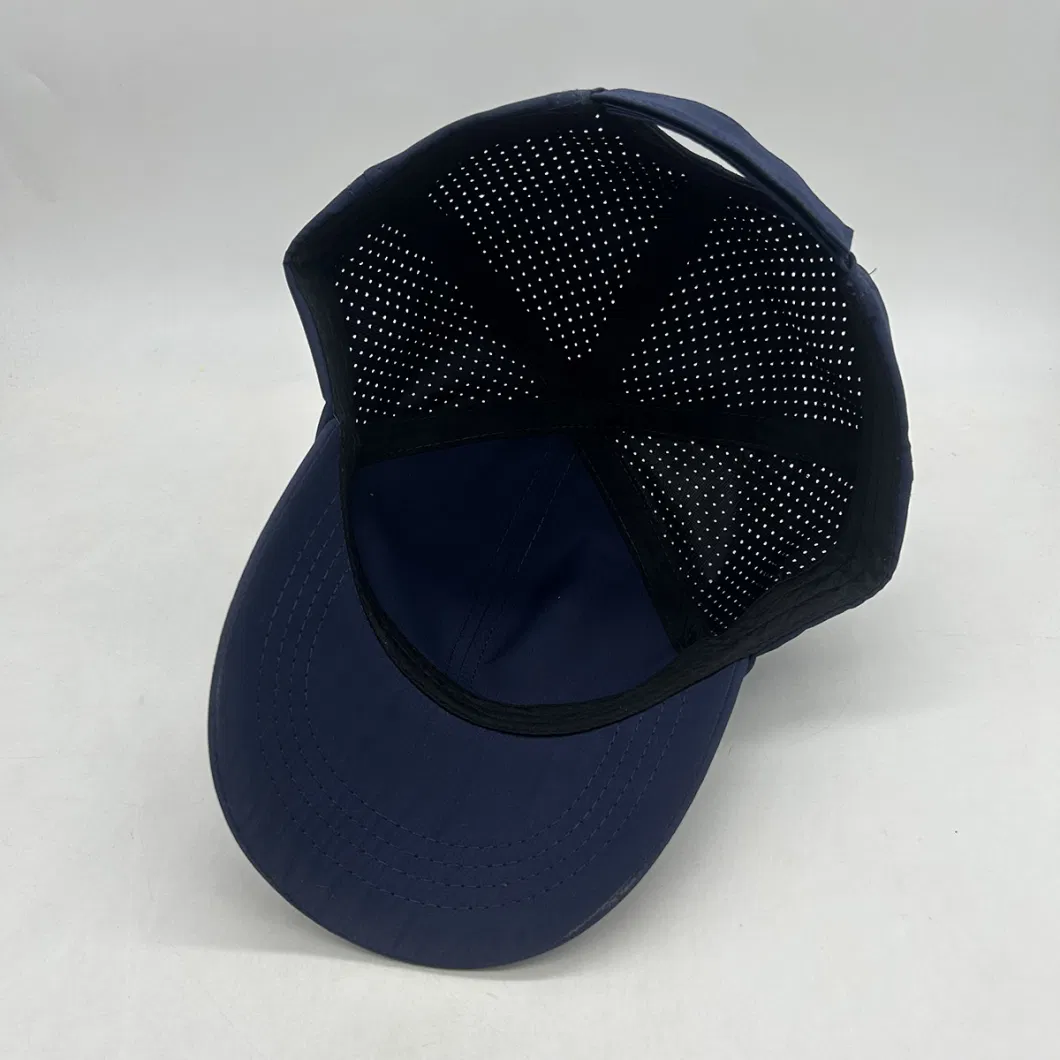 High Quality Custom Logo Sports Hats 100% Recycled Polyester RPET Full Mesh Dry Fit Performated Baseball Cap