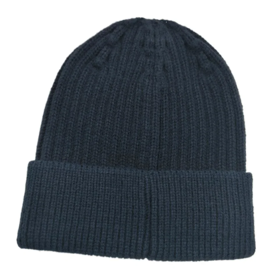 Custom OEM Acrylic Unisex Chunky Slouchy Comfortable Ski Sport Woman Warm Winter Knitted Beanies Hat with POM POM