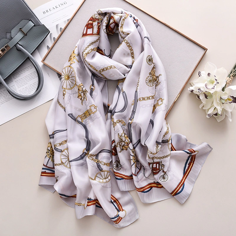 Brand Designer Silk Scarf High Quality Foulard Bandana