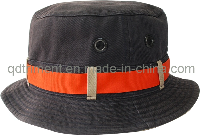 Washed Cotton Canvas Leisure Fisherman Bucket Hat (TMBH2021)