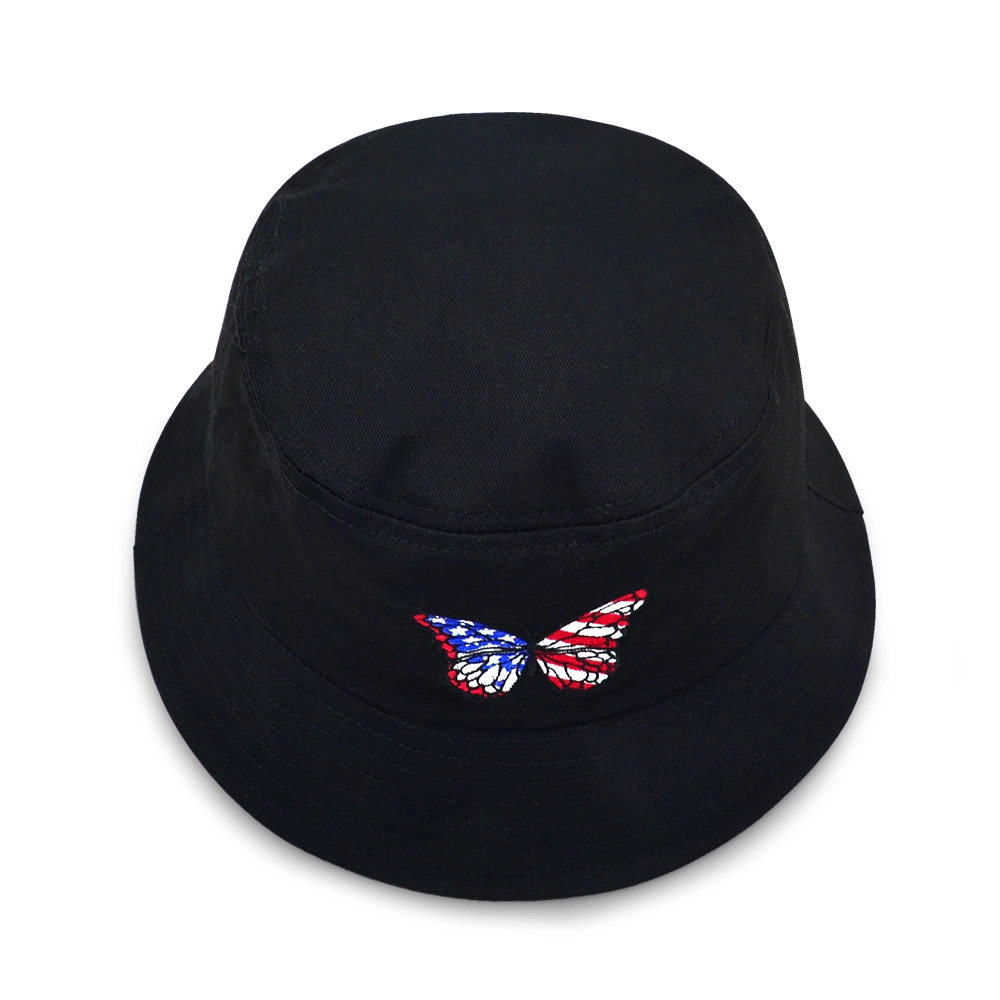 Wholesale Adult Wide Brim Bucket Hats Custom Embroidery Bucket Caps Fisherman Hat