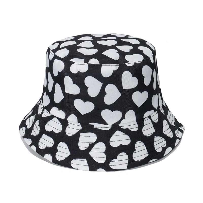 Multiple Panda Pattern Printing Bucket Hat Double-Sided Bucket Hat