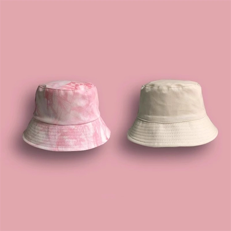 High Quality Tie Dye Cotton Reversible Wear Casual Fishman Bucket Hat