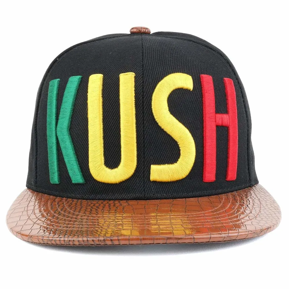 Wholesale 100% Polyester Fashion Adjustable 3D Embroidered Outdoor Hip Hop Visor Puff Snapback Cap