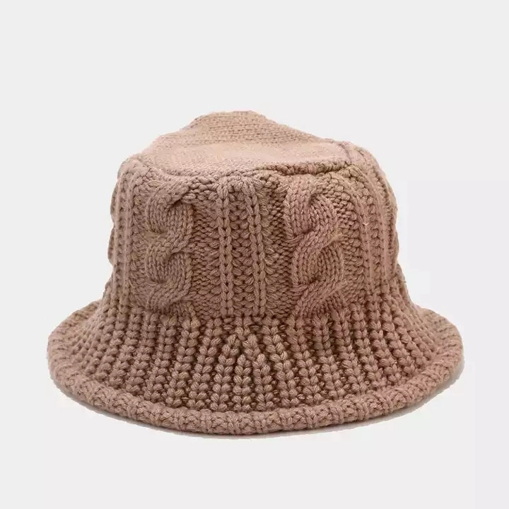 New Fashion Designer Wool Women Autumn Winter Bucket Hat