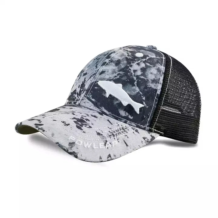 Best Men Novel Baseball Caps Adjustable Mesh Dad Carp Fishing Cap Hat Strapback Trucks Hats Unisex Long Bill Fly Fishing Cap