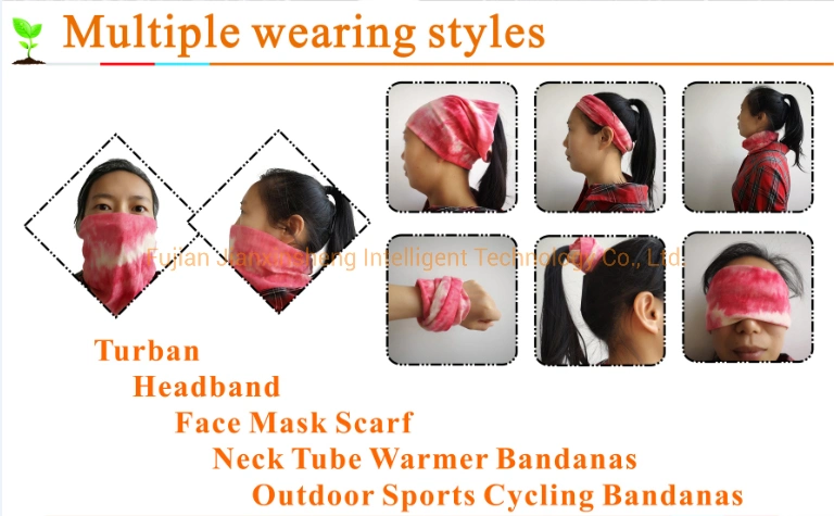 Face Mask Scarf Turban Headband Neck Tube Warmer Bandana