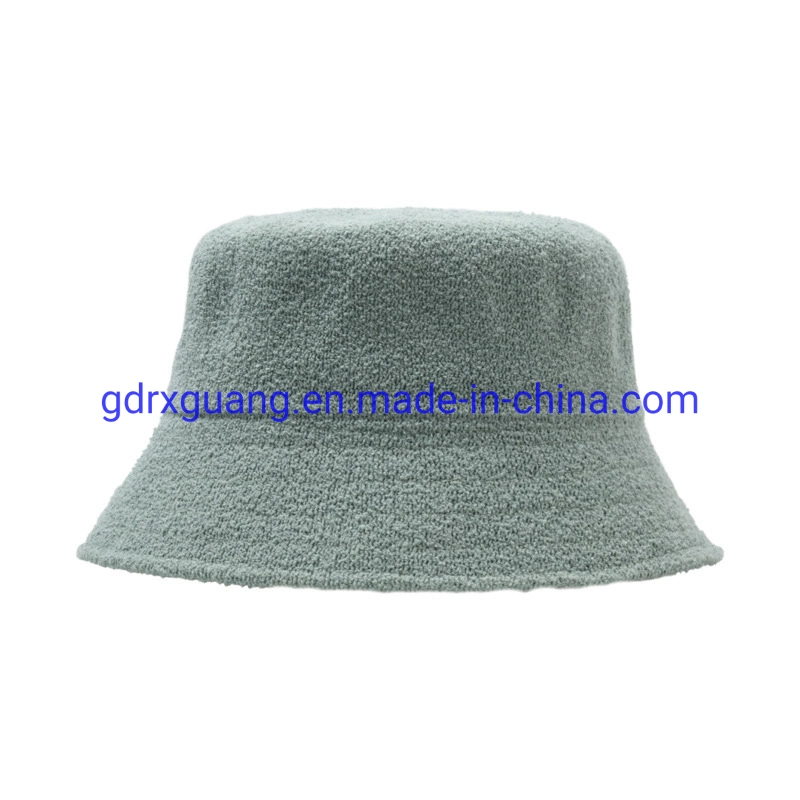 Wholesale Fashion Embroidery Custom Terry Towel Cloth Bucket Hat