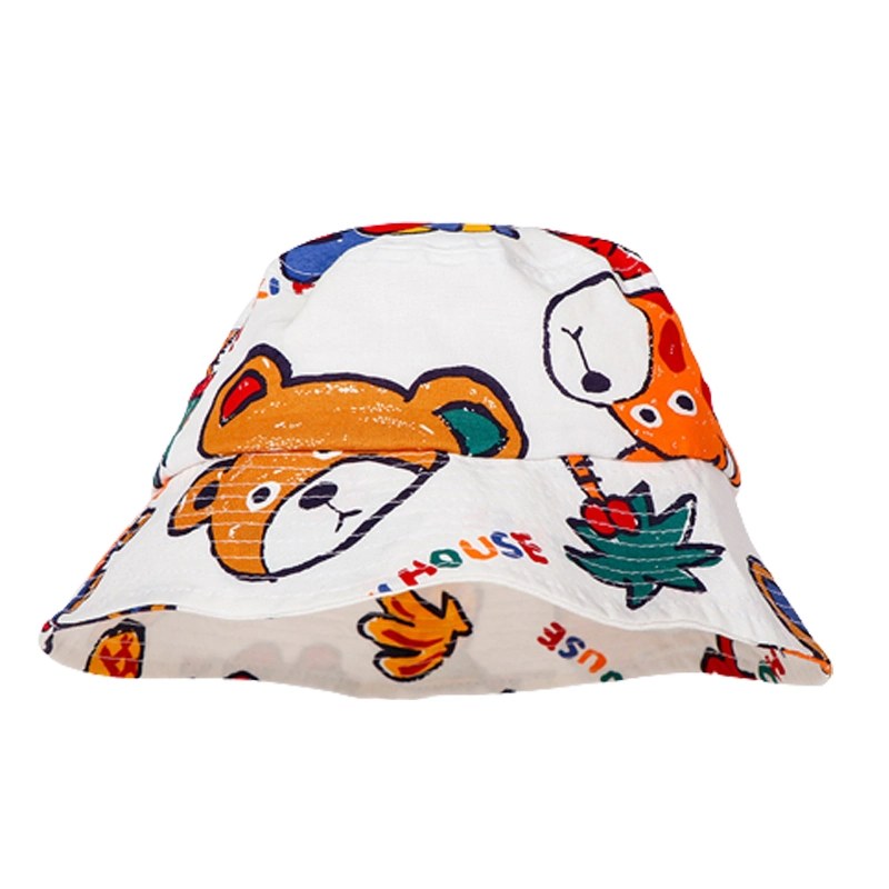 Hot Selling Adult Kids Customized Printing Polyester Hip Hop Cotton Bucket Hats