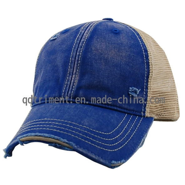 Popular Sponge Polyester Mesh Trucker Hat (T-Red Cap)