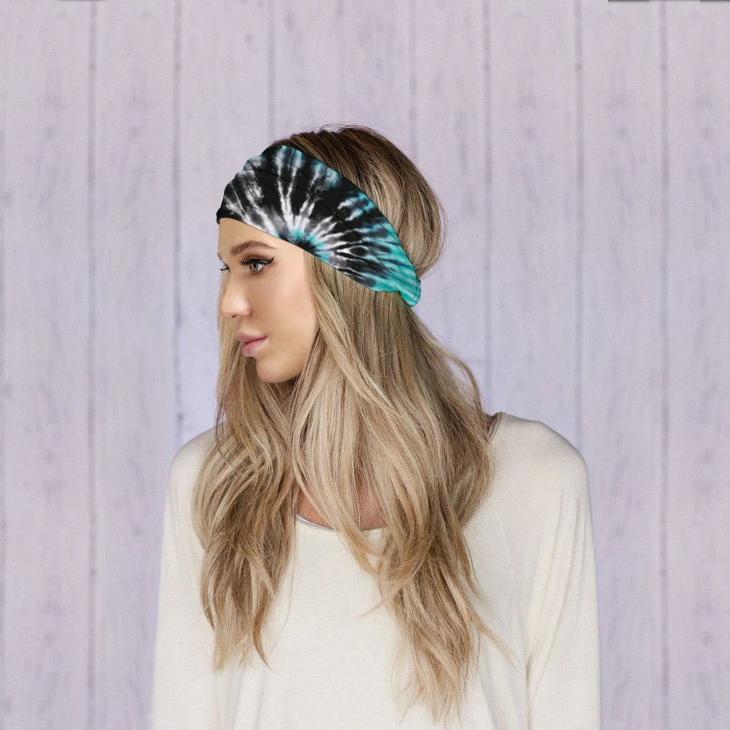 Fashion Hairband Outdoor Sports Headband Multi-Function Dust Proof Digital Printing Tie-Dye Women Bandana