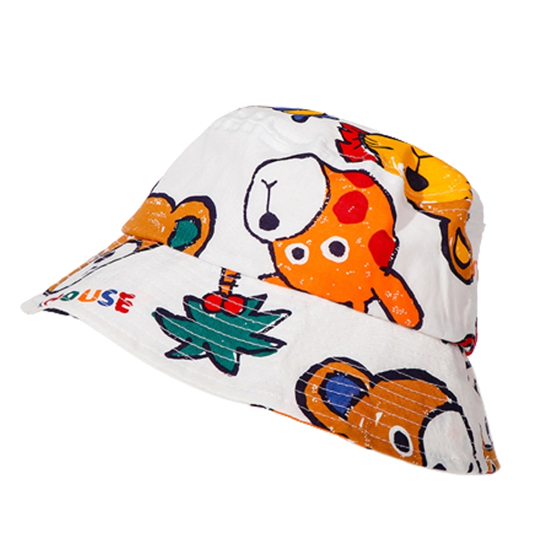 Hot Selling Adult Kids Customized Printing Polyester Hip Hop Cotton Bucket Hats