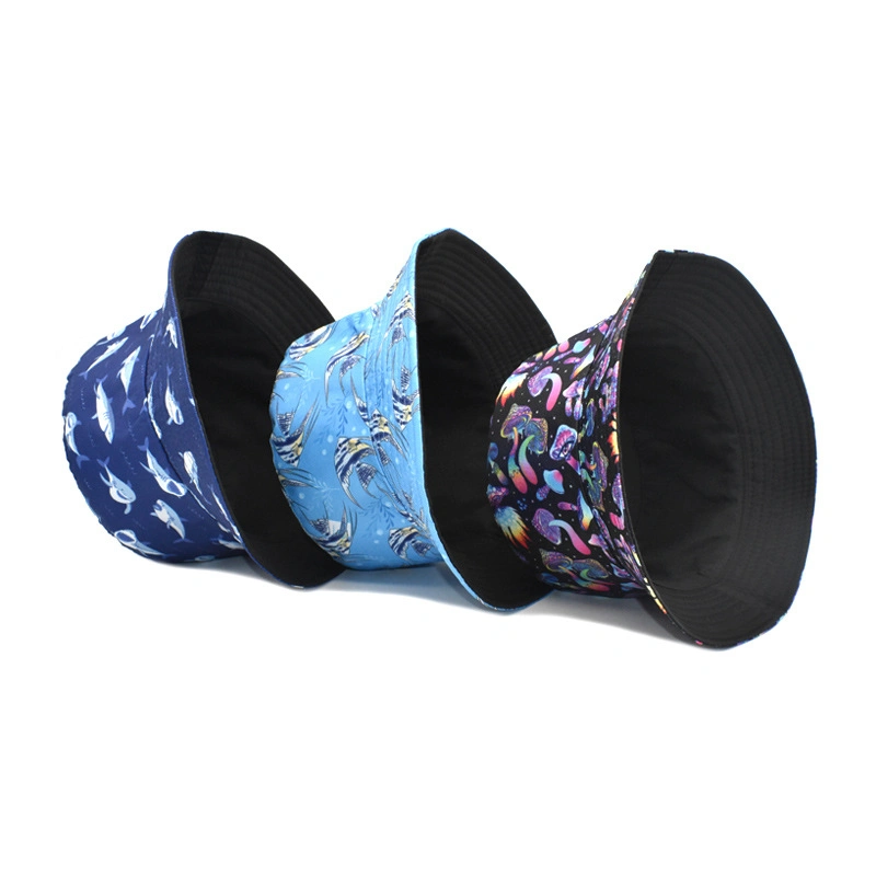 Hot Sale New Arrival Sea Cartoon Bucket Hat Fashion Hats for Men Women Unisex All Seasons