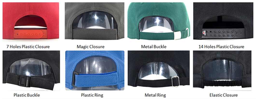 Empty Top Hat 100% Cotton Sun Visor Cap Factory Custom Logo Design Sports Plastic Buckle Snapback Hat