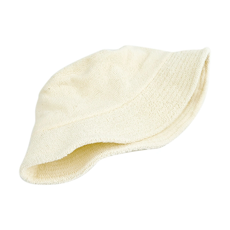 Custom Winter Warm Terry Colorful Blank Terry Towel Bucket Hat