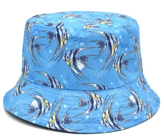 Wholesale OEM Custom Sublimation Printing Fishing Hat Bucket Hat