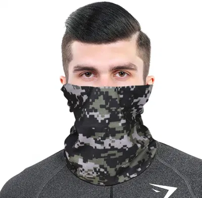 Camouflage Serie 100% Ployester Nahtlose Tube Bandana Sport Kopfbedeckung Bunt Kopfband Mit Halsband