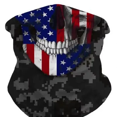 Großhandel Nahtlose Camo Kühlung Kopf Röhrenschal Bandana Schal Sport Angeln Tube Kopfbedeckung Stirnband Schädel Custom Face Cover Bandana