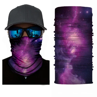 Motorrad 100% Baumwolle Hochwertiger Stilvoller Classic Mehrzweck Sport Ski Gesichtsschild Bandana Stretch Bandana Maske