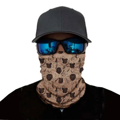 100% Polyester Sublimation Skull Multifunktionale Bandana
