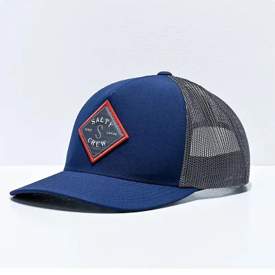 Zuyin Unisex 6 Panel Performance Mesh Trucker Hut mit verstellbaren Kunststofflasche Mit Schnappverschluss