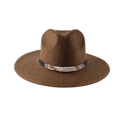Sun Hüte Damen Herren Sommer Breite Krempe Upf 50 Panama Fedora Faltbarer Straw Beach Hut