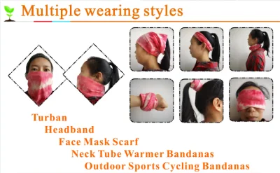 Gesichtsmaske Schal Turban Stirnband Hals Röhrenwärmer Bandana Outdoor Sport Radfahren Männer Frauen Beliebt