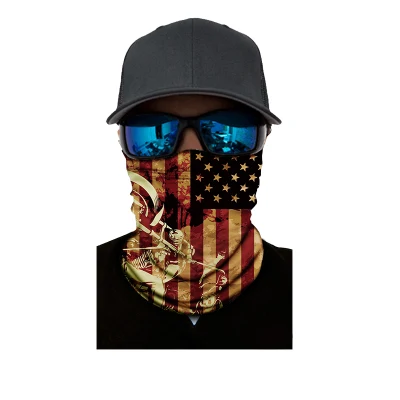 Magisches Kopftuch Outdoor Skull Multifunktionales Nahtloses Rohr Elastisches Bandana