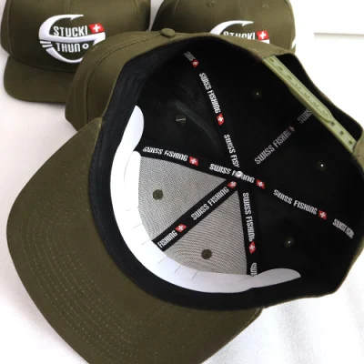 Top-Qualität Custom Flache Stickerei 6 Panel Modische Snapback Hut