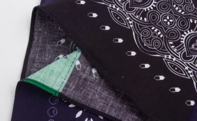 Custom Full Color Dye Subimation Print 100% Polyester Taschentücher Kopf Bandana (kann verschiedene Designs drucken)