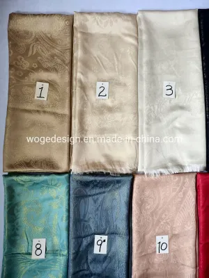 Mode Frauen Islamische Kleidung Hijab Hell Lurxury Hochzeit Dressing Zubehör Polyester Gold Lurex Schal Kopftuch