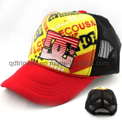 Beliebte Schwamm Polyester Mesh Trucker Hut (T-Red Cap)