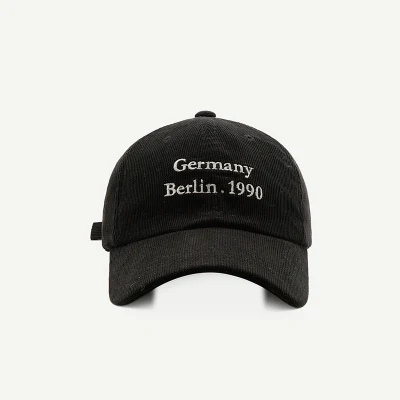 Custom Cord Stickerei Logo Trucker Hüte Mesh Zurück Caps