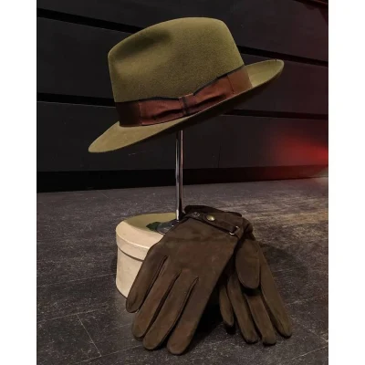 Heißer Verkauf Wintermode 100% Australische Wolle Damen Steifigkeit Krempenfilz Fedora Hüte