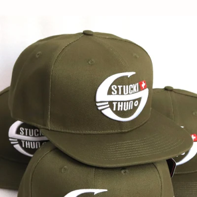 Top-Qualität Custom Flache Stickerei 6 Panel Modische Snapback Hut