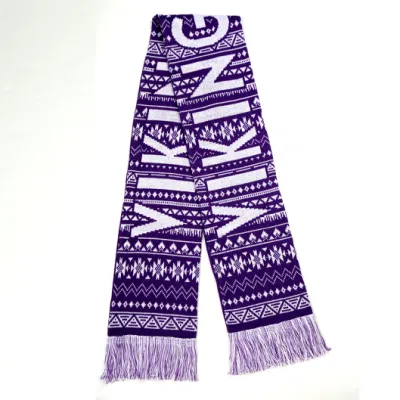 Mode Winter Warm Jacquard Custom Design Strickschal Aus Weicher Baumwolle