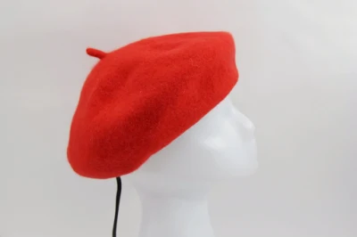 Modische Lady Beret Hut Wolle Temperament Künstler Hut