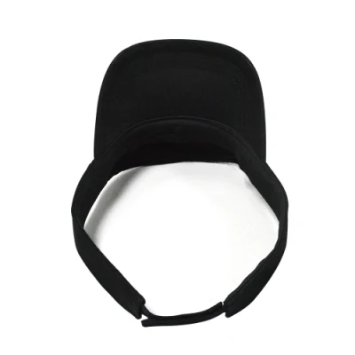  Großhandel Custom Embroidery Gedruckt Logo Outdoor Visier Strand Einstellbare Sonne Cap schnell trocknende Visiermütze für Damen Männer