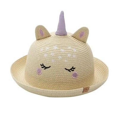Großhandel Custom Unisex Kinder Baby Mädchen Junge Rettungsschwimmer Stroh Sun Surf Beach Sommer Kinder Hüte
