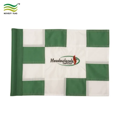 Bunte Karierte Outdoor-Golfflaggen