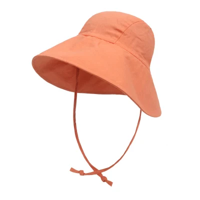 Individuelle einstellbare Baby Kinder Sonnenhut UV Sommer Sonnenschirm breit Krempe mit Kordelmütze für Babys