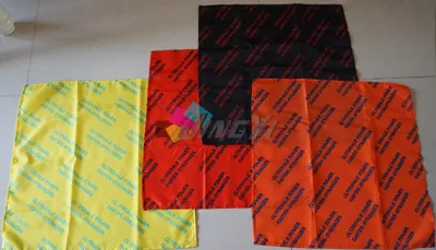 Custom Full Color Dye Subimation Print 100% Polyester Taschentücher Kopf Bandana (kann verschiedene Designs drucken)