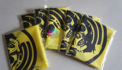 Custom Full Color Dye Subimation Print 100% Polyester Taschentücher Kopf Bandana (kann verschiedene Designs drucken)
