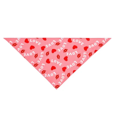 Hot Sell Custom Printed Pet Cotton Plaid Dog Bandanas