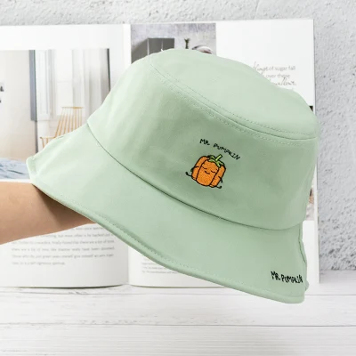 Hergestellt in China Großhandel Design Ihr eigenes Logo Custom Eimer Hüte für Frauen