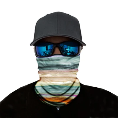 100% Polyester Sublimation Skull Multifunktionale Bandana