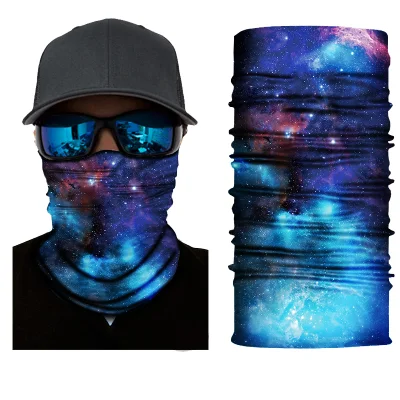 Motorrad 100% Baumwolle Hochwertiger Stilvoller Classic Mehrzweck Sport Ski Gesichtsschild Bandana Stretch Bandana Maske