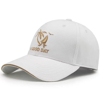 Großhandel Low MOQ Black Sport Golf Baseball Caps mit anpassen Sticklogo